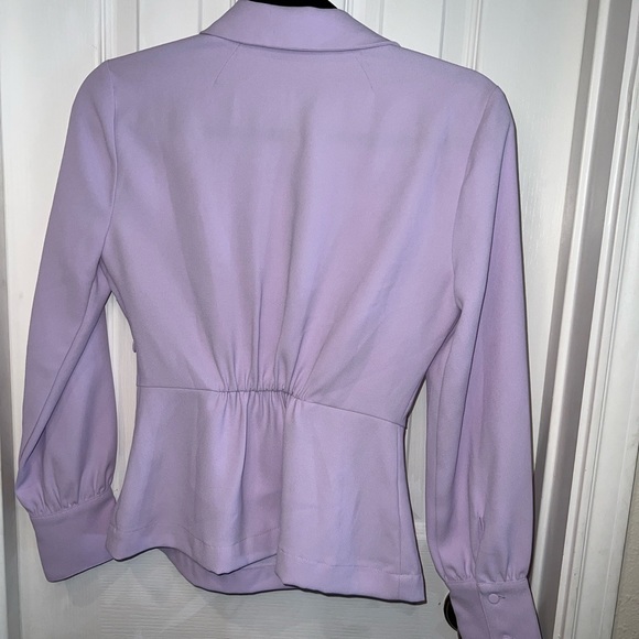 Lavender blazer top. - Picture 3 of 3